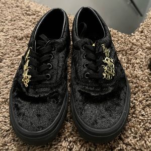 Sued vans with Jules on them worn once